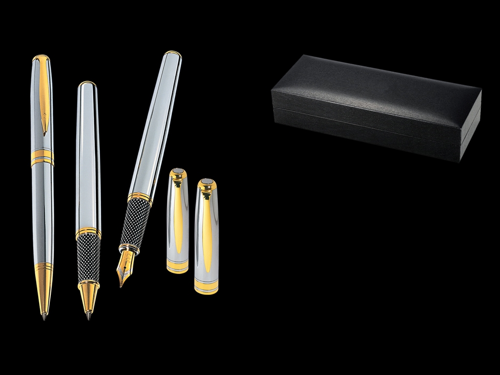 Silver Gold Kalem Set